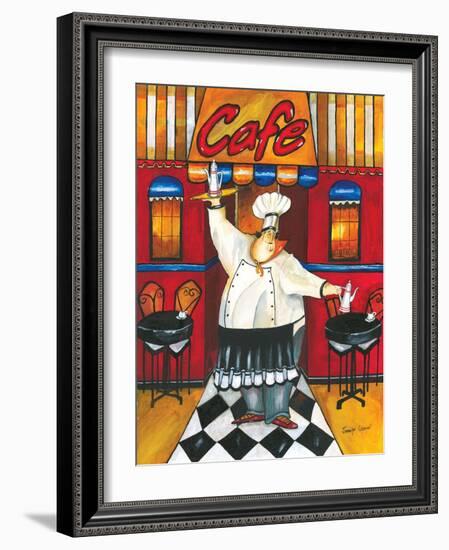 Chef at Café-Jennifer Garant-Framed Giclee Print