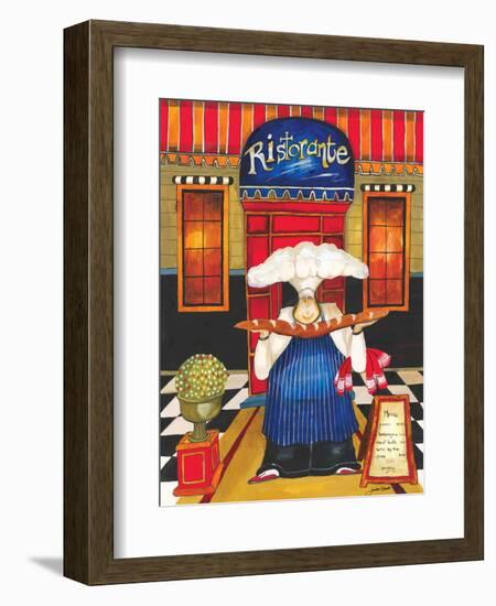 Chef at Ristorante-Jennifer Garant-Framed Giclee Print