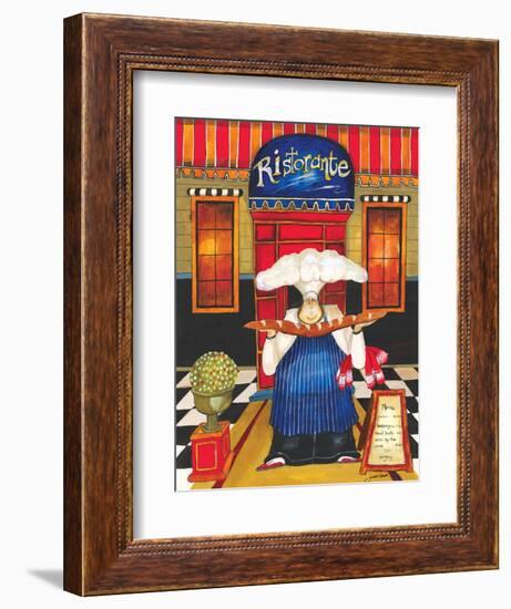 Chef at Ristorante-Jennifer Garant-Framed Giclee Print