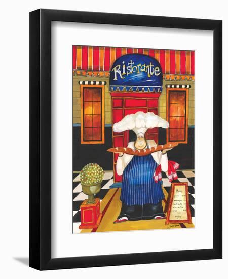 Chef at Ristorante-Jennifer Garant-Framed Giclee Print