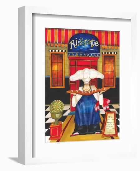 Chef at Ristorante-Jennifer Garant-Framed Giclee Print