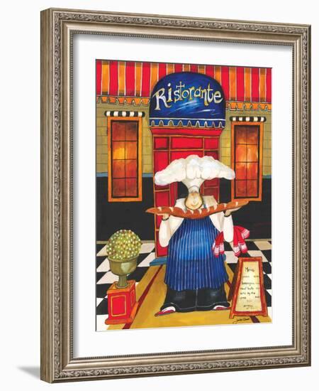 Chef at Ristorante-Jennifer Garant-Framed Giclee Print