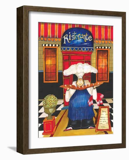 Chef at Ristorante-Jennifer Garant-Framed Giclee Print