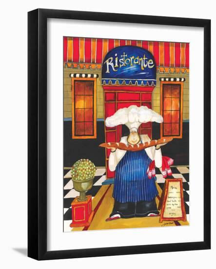 Chef at Ristorante-Jennifer Garant-Framed Giclee Print