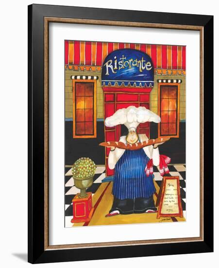 Chef at Ristorante-Jennifer Garant-Framed Giclee Print