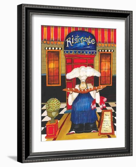 Chef at Ristorante-Jennifer Garant-Framed Giclee Print