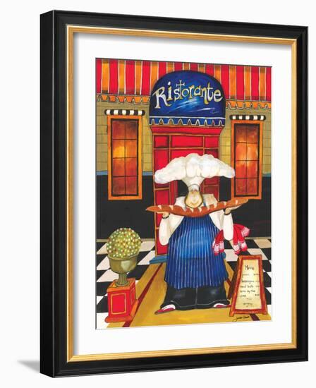 Chef at Ristorante-Jennifer Garant-Framed Giclee Print