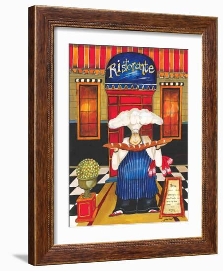 Chef at Ristorante-Jennifer Garant-Framed Premium Giclee Print