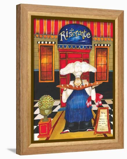 Chef at Ristorante-Jennifer Garant-Framed Premier Image Canvas