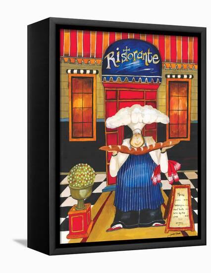 Chef at Ristorante-Jennifer Garant-Framed Premier Image Canvas