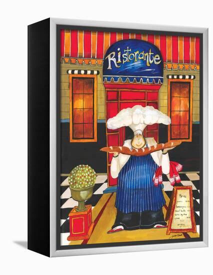 Chef at Ristorante-Jennifer Garant-Framed Premier Image Canvas