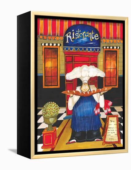 Chef at Ristorante-Jennifer Garant-Framed Premier Image Canvas