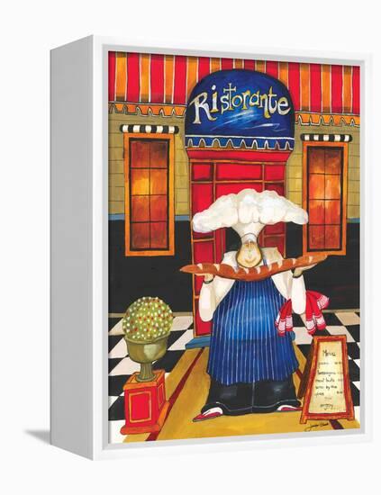 Chef at Ristorante-Jennifer Garant-Framed Premier Image Canvas