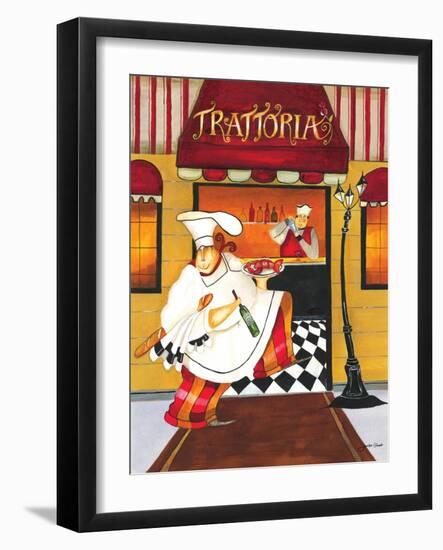 Chef at Trattoria-Jennifer Garant-Framed Giclee Print