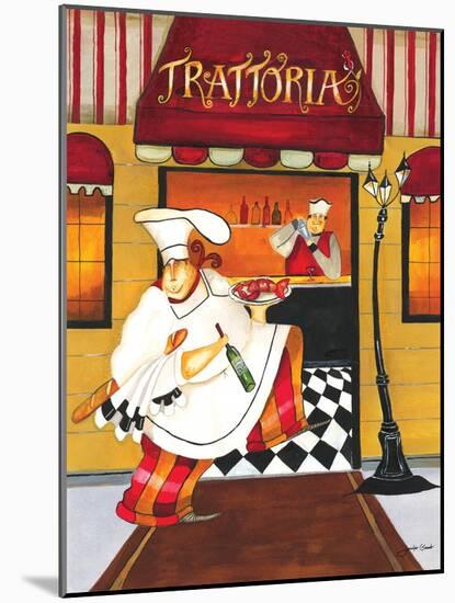 Chef at Trattoria-Jennifer Garant-Mounted Giclee Print