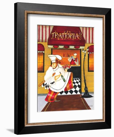 Chef at Trattoria-Jennifer Garant-Framed Giclee Print