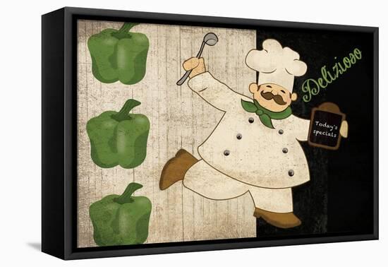 Chef Delizioso-Piper Ballantyne-Framed Stretched Canvas