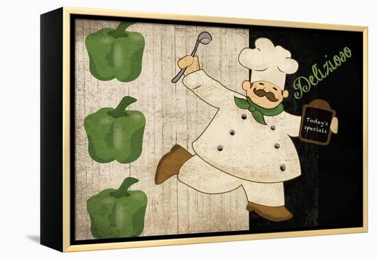 Chef Delizioso-Piper Ballantyne-Framed Stretched Canvas