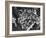 Chef Domenico Giving Final Touch to Magnificent Display of Food on Table at Passeto Restaurant-Alfred Eisenstaedt-Framed Photographic Print