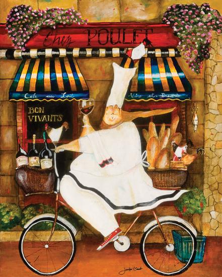 Chef in Paris-Jennifer Garant-Framed Art Print