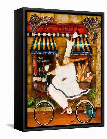 Chef in Paris-Jennifer Garant-Framed Premier Image Canvas