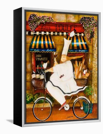 Chef in Paris-Jennifer Garant-Framed Premier Image Canvas