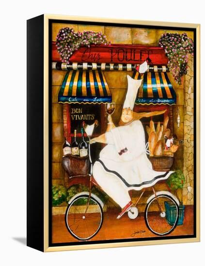 Chef in Paris-Jennifer Garant-Framed Premier Image Canvas