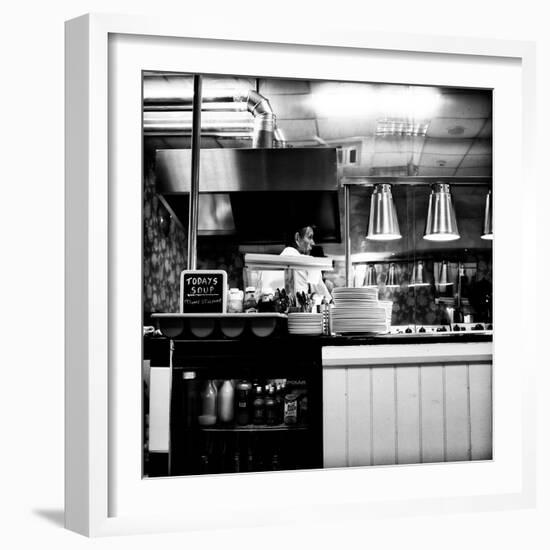 Chef in Restaurant-Rory Garforth-Framed Photographic Print