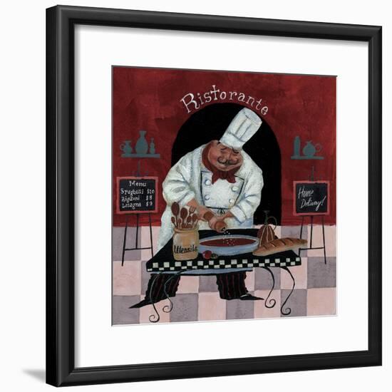 Chef Kitchen Menus-Gregg DeGroat-Framed Giclee Print