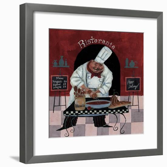 Chef Kitchen Menus-Gregg DeGroat-Framed Giclee Print