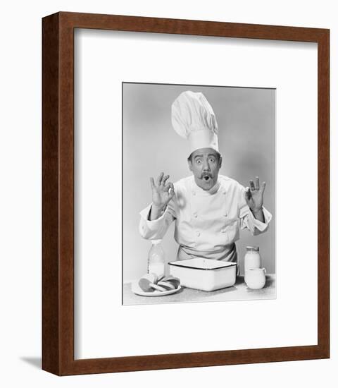 Chef of the Future-null-Framed Art Print