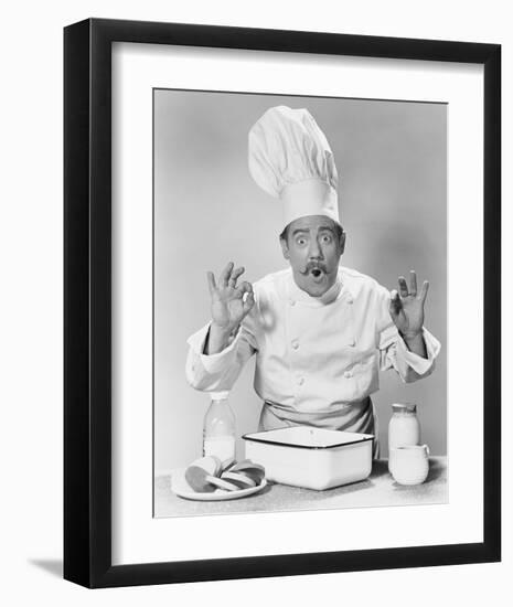 Chef of the Future-null-Framed Art Print