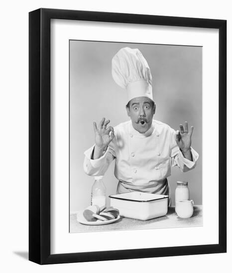 Chef of the Future-null-Framed Art Print