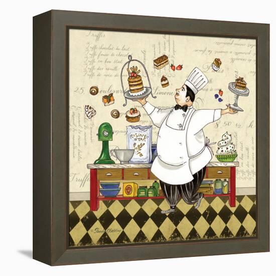 Chef Pastry-Pamela Gladding-Framed Stretched Canvas