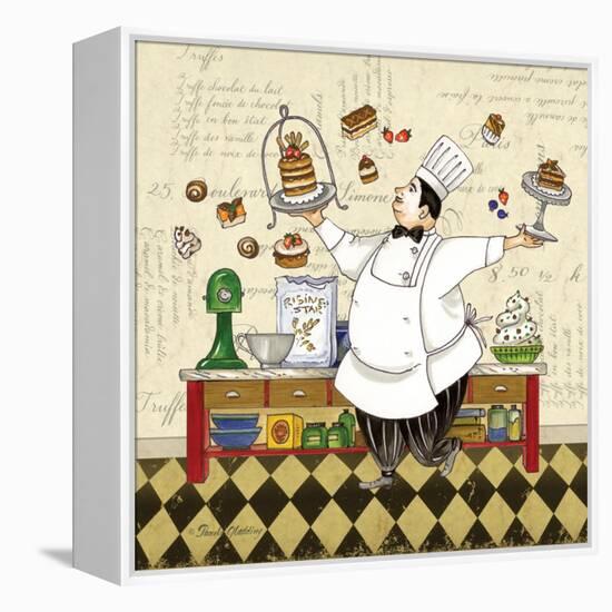 Chef Pastry-Pamela Gladding-Framed Stretched Canvas