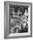 Chef Preparing Dish at Buffet Table in Dining Room of the Waldorf Astoria Hotel-Alfred Eisenstaedt-Framed Photographic Print