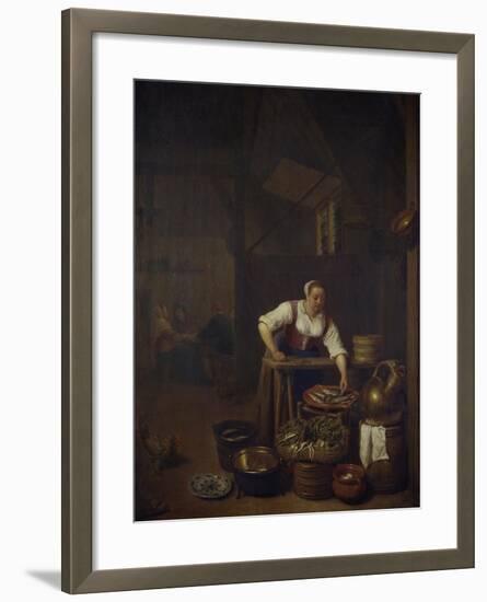 Chef Preparing Food-Hendrik Martensz Sorgh-Framed Giclee Print