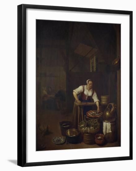 Chef Preparing Food-Hendrik Martensz Sorgh-Framed Giclee Print