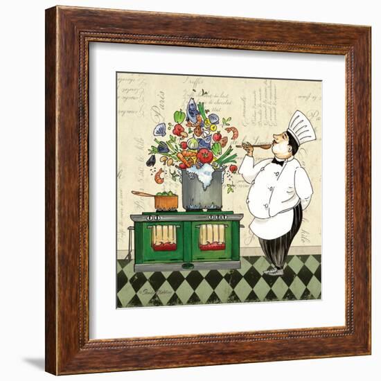 Chef Soup-Pamela Gladding-Framed Art Print