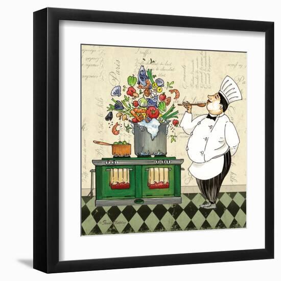 Chef Soup-Pamela Gladding-Framed Art Print