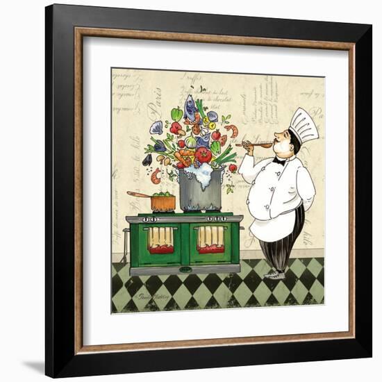 Chef Soup-Pamela Gladding-Framed Art Print