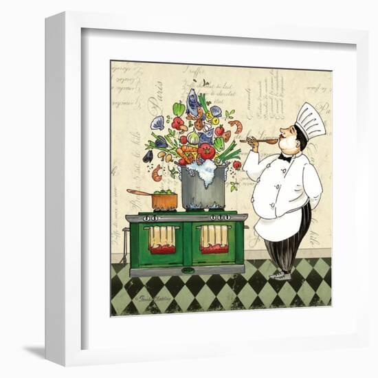 Chef Soup-Pamela Gladding-Framed Art Print