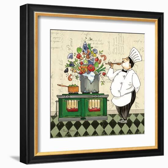 Chef Soup-Pamela Gladding-Framed Art Print