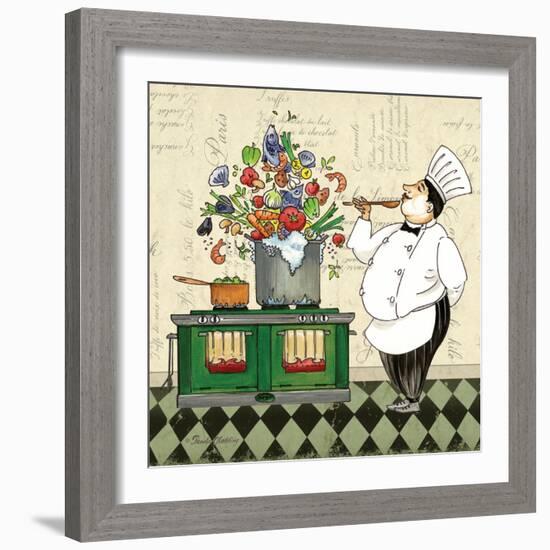 Chef Soup-Pamela Gladding-Framed Art Print