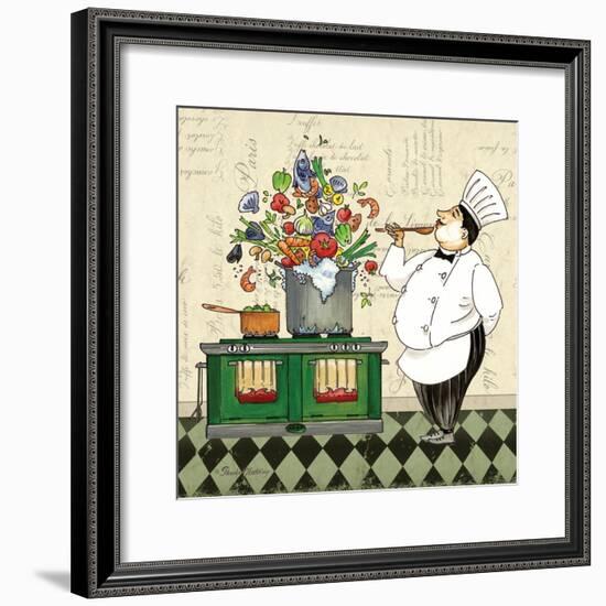 Chef Soup-Pamela Gladding-Framed Art Print