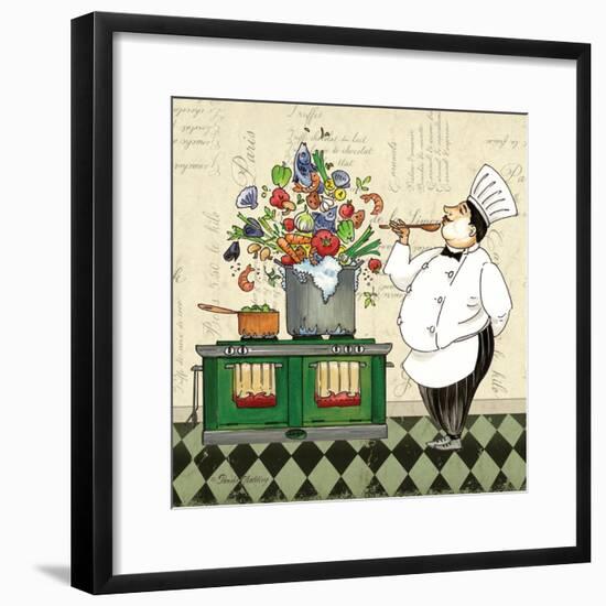 Chef Soup-Pamela Gladding-Framed Art Print