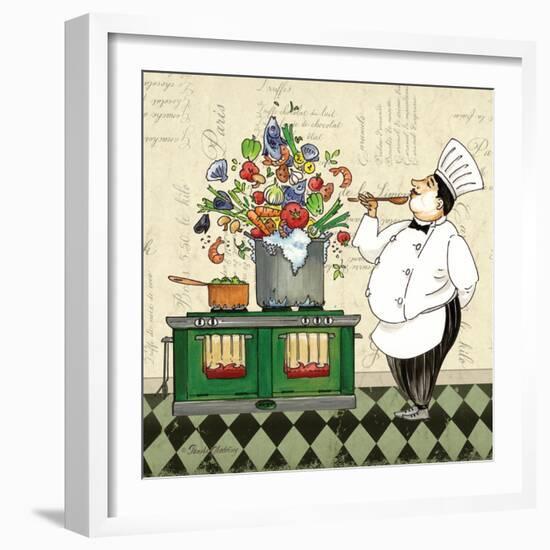 Chef Soup-Pamela Gladding-Framed Art Print