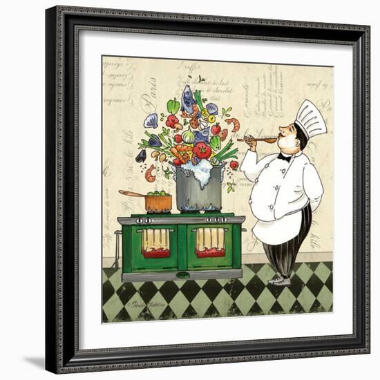 Chef Soup-Pamela Gladding-Framed Art Print