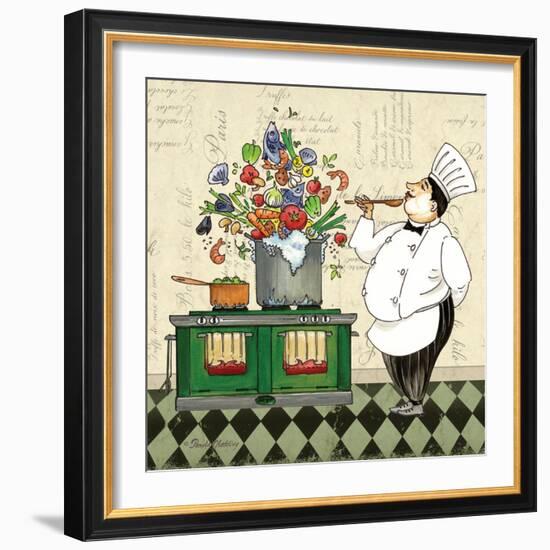 Chef Soup-Pamela Gladding-Framed Art Print