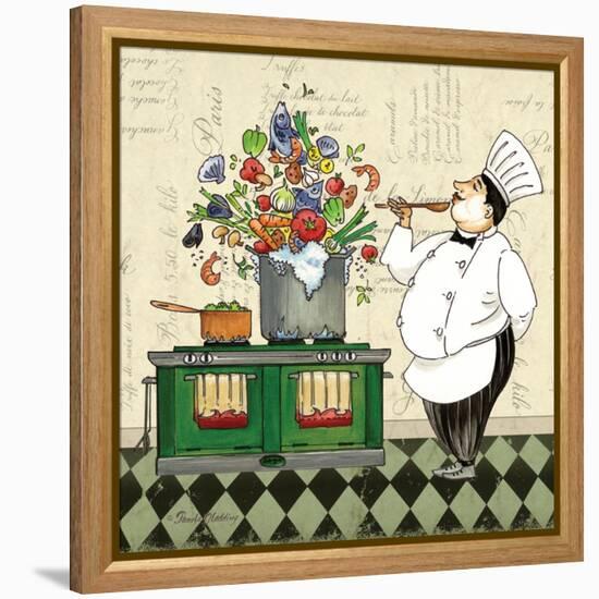 Chef Soup-Pamela Gladding-Framed Stretched Canvas